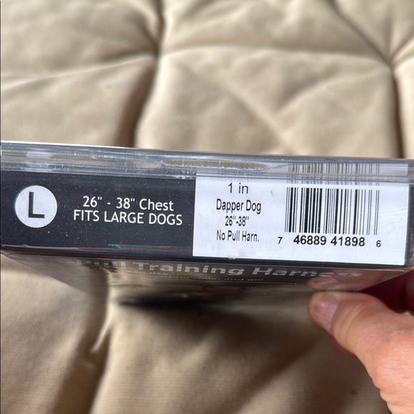 No-Pull Training Harness - Blue plaid, size Large NIB - Picture 3 of 5